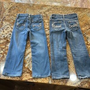 2 Pair of Boys Wrangler Jeans size 6 regular